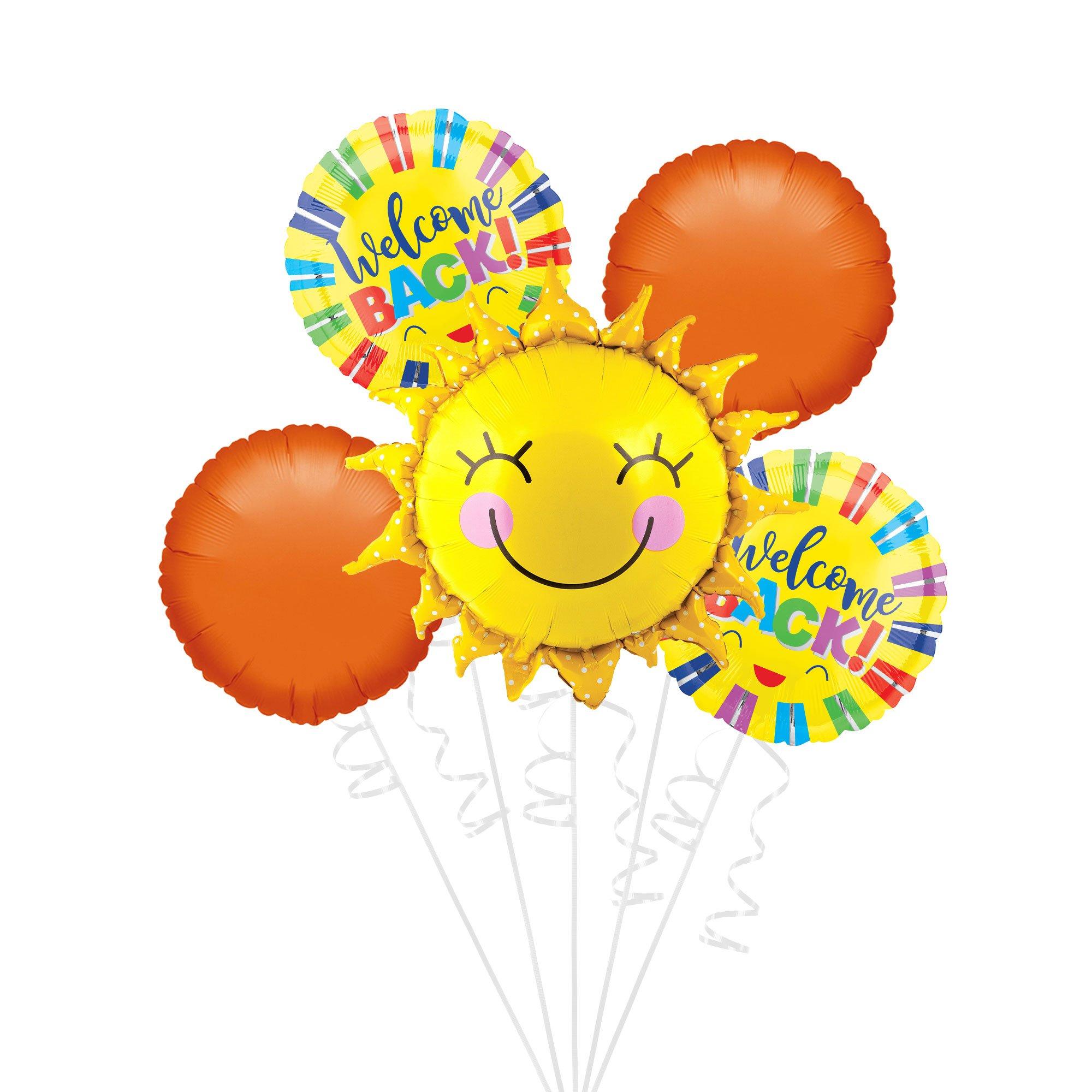 Smiling Sun Welcome Back Foil Balloon Bouquet